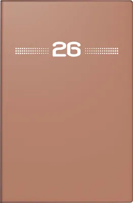 Image de rido/idé 7015202016 Calendrier de poche Partner1W/2S caramel