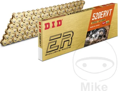 Immagine prodotto di Catena trasmissione aperta DID oro 112 maglie 520 chiusura con clip