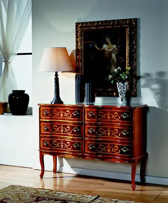 Immagine prodotto di Cassettiera in stile italiano armadi di design cassettiere credenza in vetro