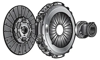 Imagen del producto de Kit de embrague de 362 mm de diámetro, con 10 dientes y disco de presión VALEO, compatible con, entre otros, vehículos IVECO EUROCARGO