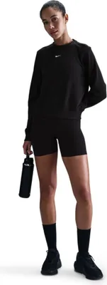 Produktbild von Nike W Nk One Df Crew Hbr Tt Black/White Black/White S