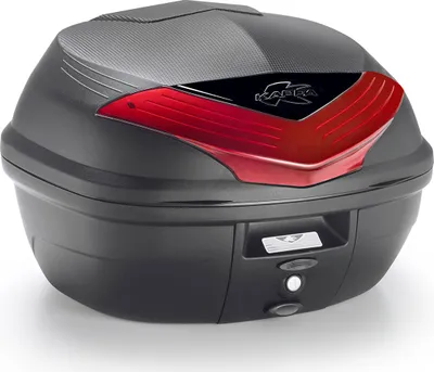 Produktbild von KAPPA K355 monolock-topcase schwarz rot 35L