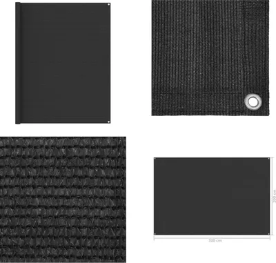 Obrázek produktu pro vidaXL Stanový koberec 200x300 cm antracit - Koberec do stanu - Koberce do stanu - Kempinkové koberce - Kempinkové koberce