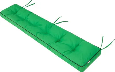 Produktbild von Gartenbank-Auflage Etna 150×40 cm – 8 cm dick, Oxford-Gewebe, wasserabweisend, mit Befestigungsbändern | Hobbygarden