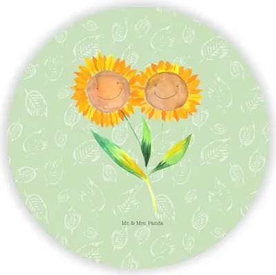 Produktbild von Mr. & Mrs. Panda Kühlschrankmagnet Blume Sonnenblume - Blattgrün - Geschenk, whiteboardmagnet, Garten, magnet für kühlschrank, Freundin, Lieblingsmensch, Best Friends