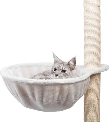 Produktbild von TRIXIE Kuschelsack XXL für Kratzbäume, extra-strong - lichtgrau - ø 45 cm