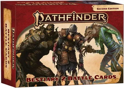 Produktbild von Pathfinder Bestiary 2 Battle Cards (P2)