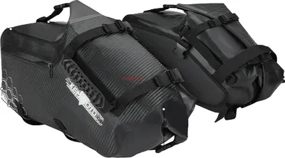 Produktbild von Motorradsatteltaschen, wasserdichtes Design, langlebige PVC-Konstruktion, 48L(2 Stk 24L)