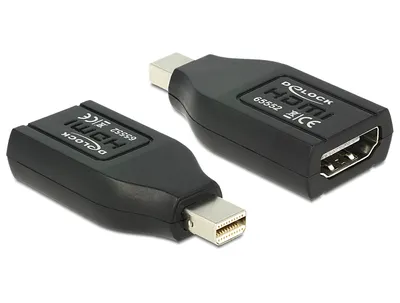 Produktbild von Delock - HDMI-Adapter - Mini DisplayPort männlich zu HDMI weiblich - Schwarz