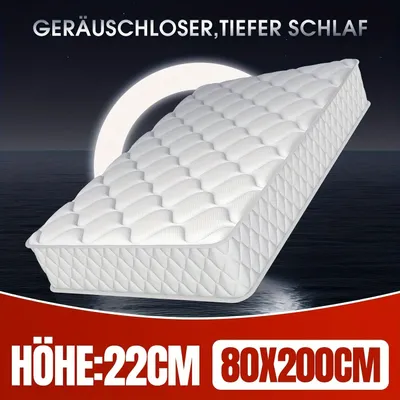 Obrázek produktu pro Matrace – Pocket pružinová matrace – Ergonomická matrace – 7-zónová matrace – Pružinová matrace – 90x200 cm – Výška 22 cm