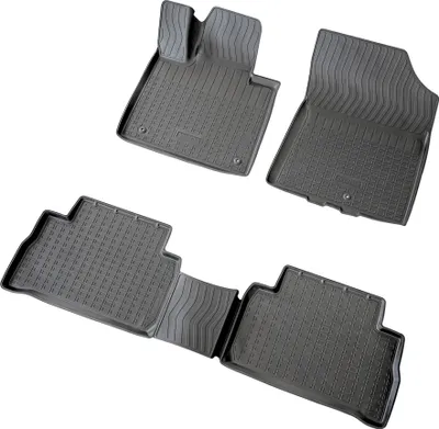 Image de Tapis de sol en caoutchouc 3D adaptés à la Hyundai Santa Fe | TM | BJ 2020-2024 | ajustement parfait
