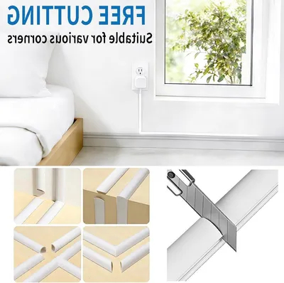 Selbstklebende Kabelkanal 3m x 18mm - Flexible PVC Kabelkanäle für Wände, Böden und Decken, Ideal für Kabelmanagement und