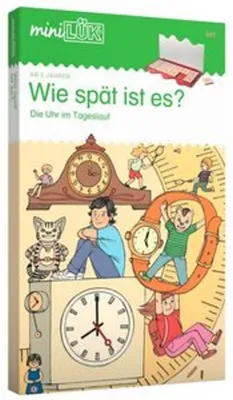Immagine prodotto di miniLÜK-Set. Wie spät ist es?: Die Uhr im Tageslauf