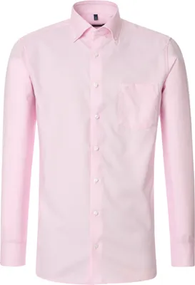 Produktbild von CASAMODA Herren Businesshemd Langarm Button-Down Comfort-Fit Rosa 44