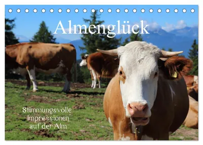 Produktbild von Almenglück (Tischkalender 2027 DIN A5 quer), CALVENDO Monatskalender