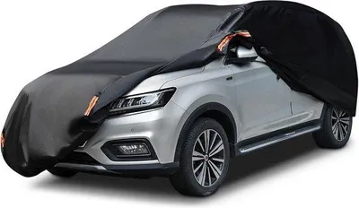 Produktbild von Famanu Autoabdeckung wasserdicht - für SUVs 485 bis 510 cm, schwarz