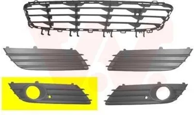Produktbild von VAN WEZEL Lüftungsgitter Grill Stoßfänger für OPEL Astra H Caravan (A04) mit Loch/Löchern für Nebellampen