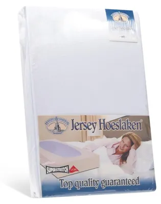 Image de Housse de matelas en 100% jersey de coton, blanc, 180x200 cm