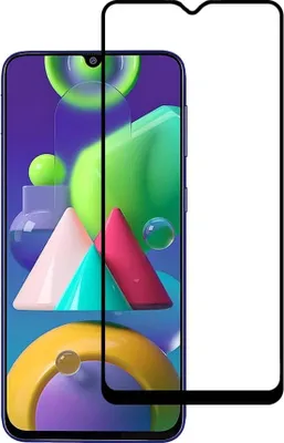 Produktbild von Smartphonica Samsung Galaxy M21 volle Abdeckung gehärtetem Glas Bildschirmschutz aus gehärtetem Glas mit abgerundeten Ecken