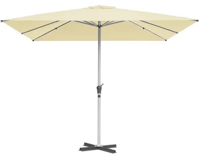 Produktbild von Sonnenschirm Quadratsch 300 x 300 cm mit Kreuzfuß Creme