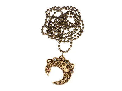 Produktbild von Mond Bronze 80cm Kette Halskette Miniblings Sonnensystem Erde Sterne Boho
