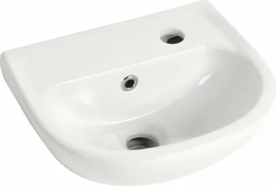 Produktbild von Creavit Keramik Waschbecken Handwaschbecken 35x30 cm Weiß