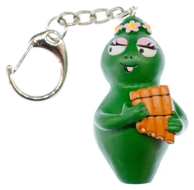Produktbild von Barbapapas Barbalala Schlüsselanhänger Miniblings Anhänger Schlüsselring Flöte Panflöte