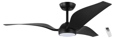 Image de Ventilateur de plafond à basse consommation avec éclairage LED et télécommande Mosteiros 142 cm