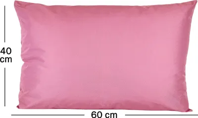 Produktbild von JACK 1x 40x60cm Outdoor Kissenhülle Bezug Lounge Garten Einfarbig, Farbe:Weinrose