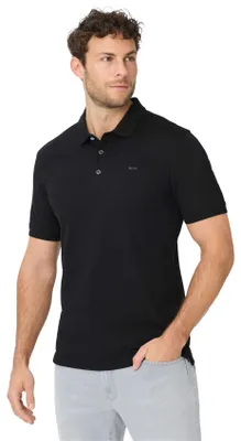Produktbild von Brax Poloshirt schwarz kurzarm