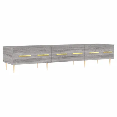 Image de vidaXL Armoire TV Gris Sonoma 150x36x30 cm Bois composite