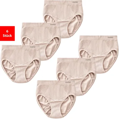 Produktbild von Shapingslip Shapewear Damen Unterwäsche 3er-6er Pack Shape Slips Bauchweg - Beige M/L 6er