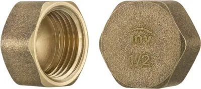 Obrázok produktu pre 1/2" palcový závit mosadzné potrubné tvarovky šesťhran IGen záslepka koncovka potrubia