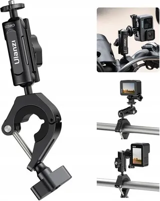 Zdjęcie produktu dla Imadło Magic Arm Uchwyt na Rower Motor do Kamery Aparatu Telefonu na Gwint 1/4'' System GoPro / ULANZI CM025
