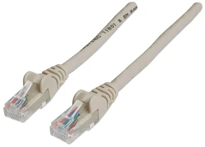 Image de INTELLINET Patchkabel RJ45 U/UTP Cat6 20m   Hebelschutz grau