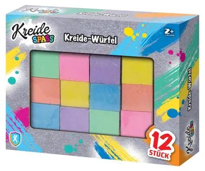 Produktbild von KREIDESPASS - Kreide-Würfel, 12 Stück