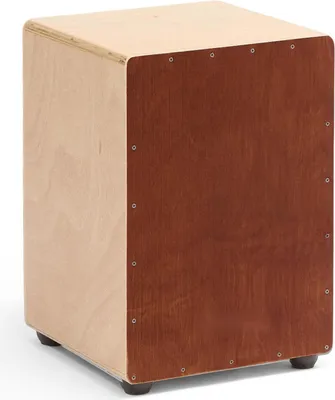 Cajón - Kistentrommel - Interne Snare-Drähte - Holzkorpus - Leicht & Tragbar - Silikonfüße - Abgerundete Kanten - 305 x 305 x 430 mm