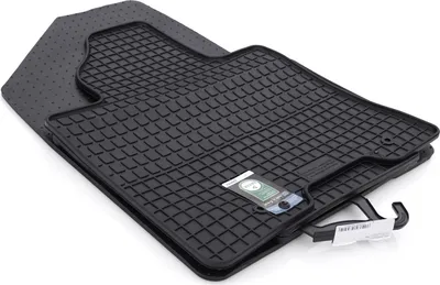 Immagine prodotto di Tappetini in gomma Hyundai Tucson (dal 2020) Tappetini interni Tappetini in gomma 4 pezzi neri Inodore