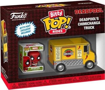 Immagine prodotto di FUNKO Bitty POP - Bitty Ride MARVEL Deadpool con camioncino Chimichanga