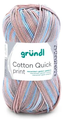 Produktbild von Gründl Baumwolle quick print,50g/125m,100% Baumwolle,Farbverlauf 238