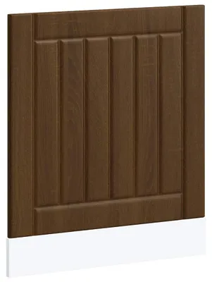 Image de vidaXL Façade de lave-vaisselle Lucca brun imitation chêne Matériau dérivé du bois