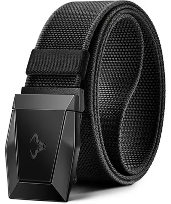 Produktbild von Taktischer Gürtel Herren Arbeitsgürtel Militär Wandern 3,8cm Schnellverschluss Metallschnalle 105cm Schwarz