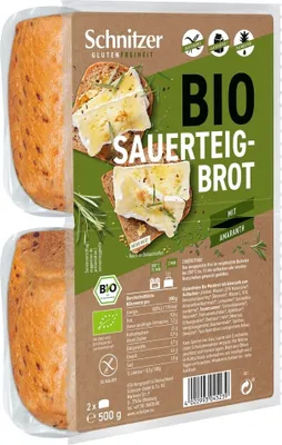Image de Schnitzer pain au levain avec amarante500g