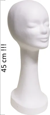 Produktbild von FP - Styroporkopf extra hoch ca. 45 cm! - TOP Marken-Qualität  (weiss)