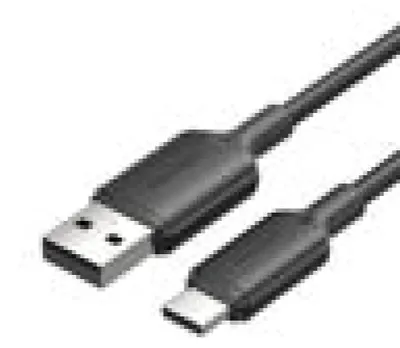 Produktbild von USB 2.0 A to USB-C 3A cable Vention CTQBH 2M (black)
