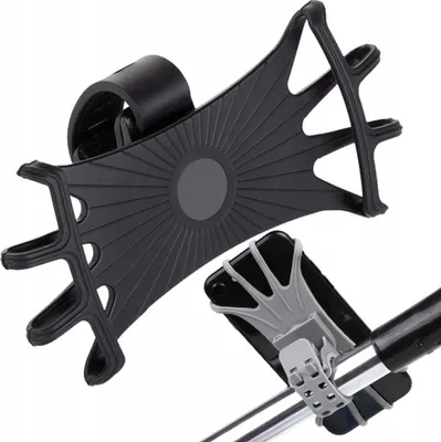 Obrázok produktu pre Otočný silikónový stojan na bicykel s vymeniteľnou hlavou čierny