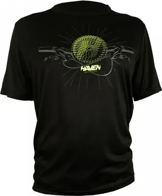 Produktbild von HAVEN Kurzarm Fahrradtrikot - NAVAHO II SHORT - Schwarz/Grün XL