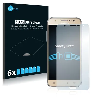 Produktbild von 6x Für Samsung Galaxy J7 2016 Schutzfolie Savvies Displayschutz Display Schutz Folie Klar Transparent