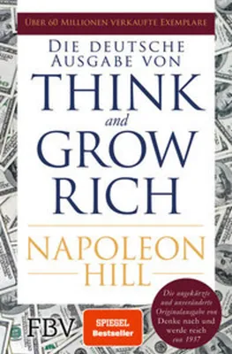 A book cover with a background of US dollar bills.