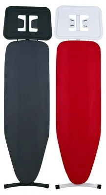 Obrázek produktu pro Žehlicí prkno Dirt Devil 119 x 83 cm - Včetně potahu na žehlicí prkno - Nastavitelná výška 68-83 cm - S protiskluzovými nožičkami - Vhodné pro různé žehličky - Náhodná barva/design potahu na žehlicí prkno